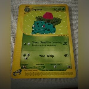 Ivysaur Trading Card – Green and Yellow